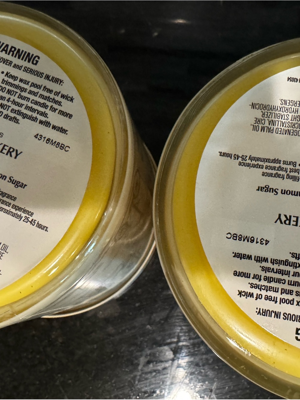 Bath & Body Works Main Street Bakery 2-Pack Scented Candles - Cream - Picture 4 of 4
